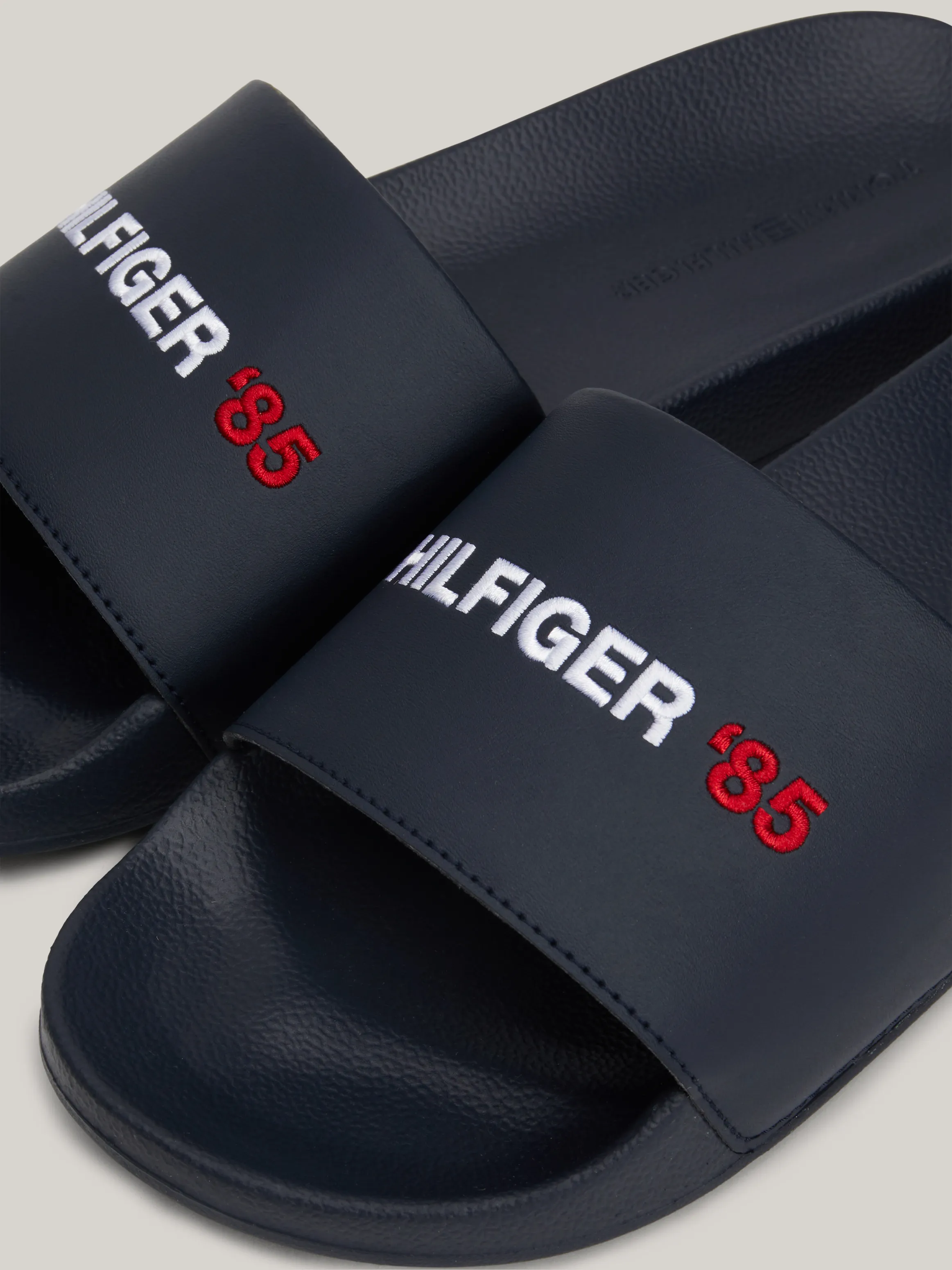 1985 Collection Logo Embroidery Pool Slides | Sandals & Slides | Tommy Hilfiger