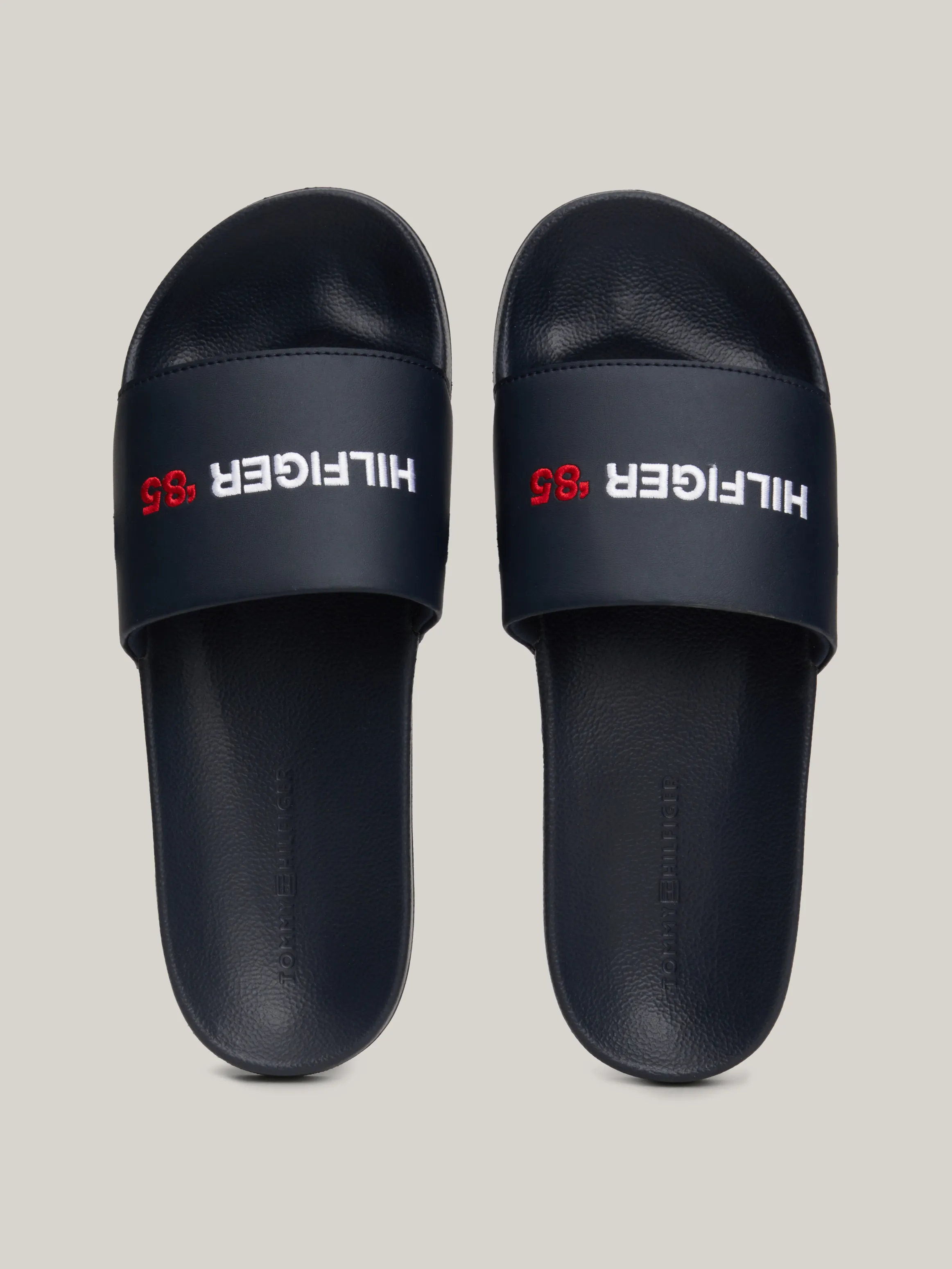 1985 Collection Logo Embroidery Pool Slides | Sandals & Slides | Tommy Hilfiger