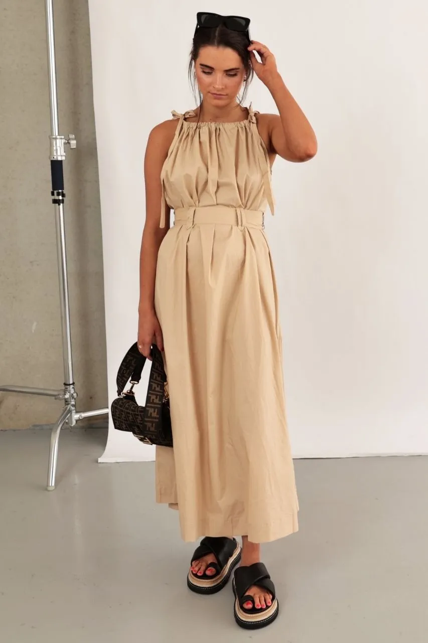 Acosta Dress - Beige