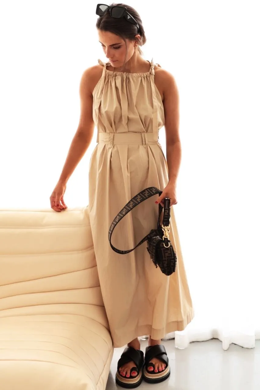 Acosta Dress - Beige