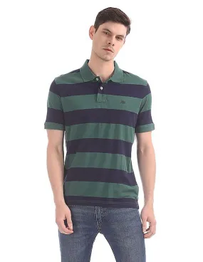 Aeropostale Regular Fit Striped Polo Shirt