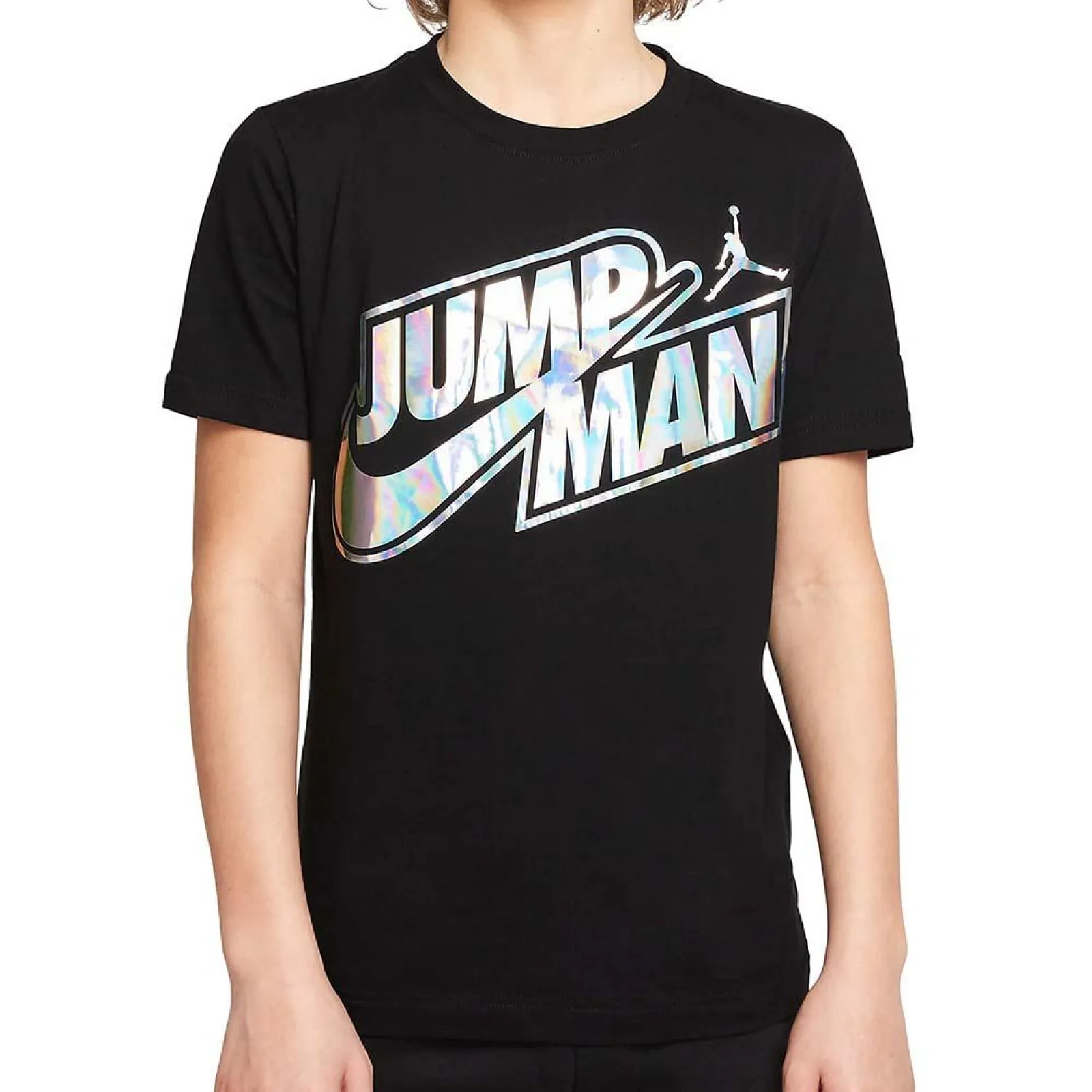 Air Jordan Jumpman x Nike Iridescent Kids T-Shirt ''Black''