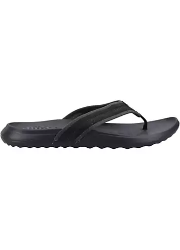 Black Myers Flip Sport Mode Sandals by Hey Dude | Look Again