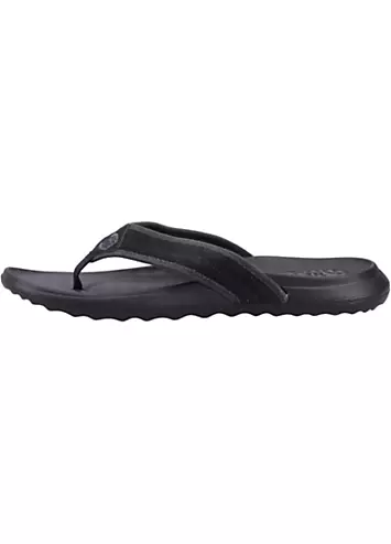 Black Myers Flip Sport Mode Sandals by Hey Dude | Look Again