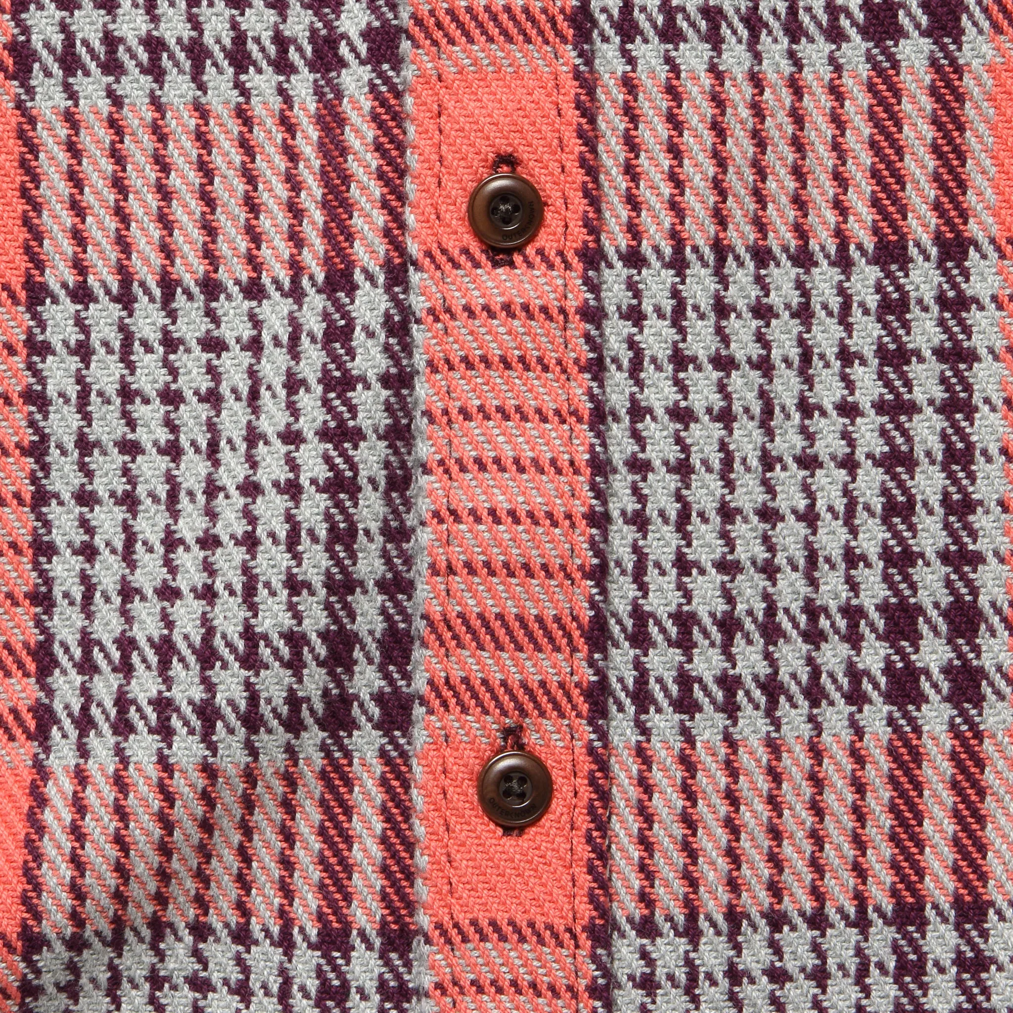 Blanket Shirt - Bright Coral Graph Plaid