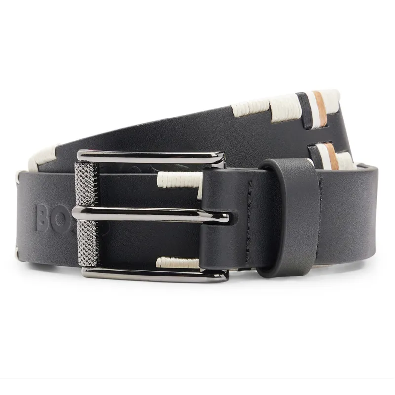 BOSS Equestrian Signature Polo Belt - Black