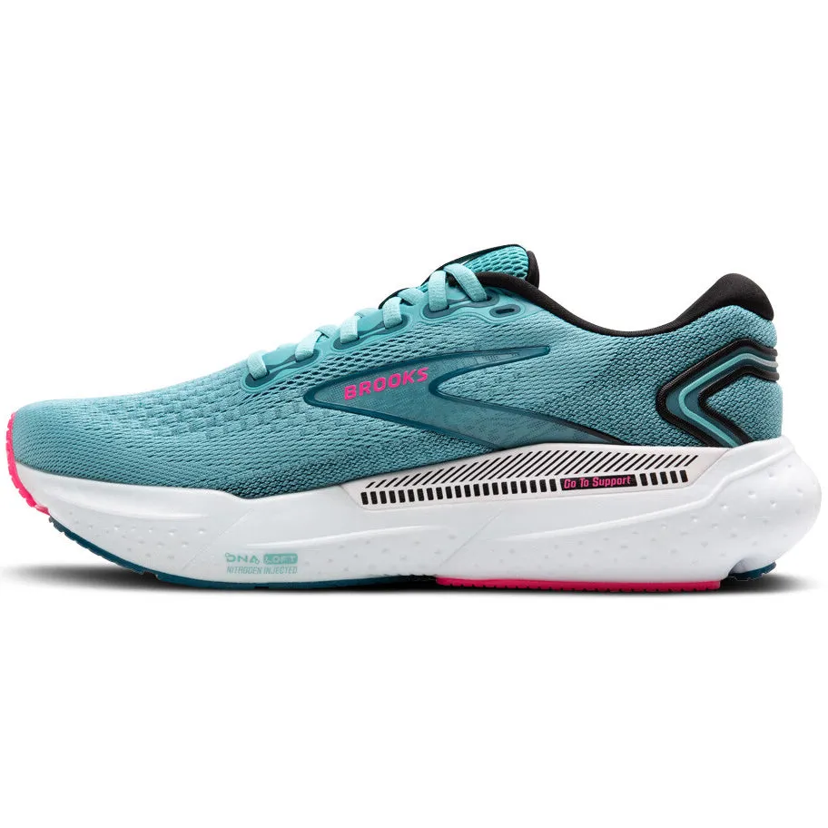 Brooks Women's Glycerin GTS 21 Running Shoes Moroccan Blue / Aqua / Pink