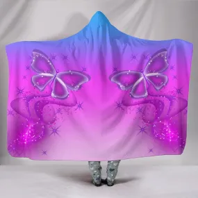 Butterfly Magic Hooded Blanket