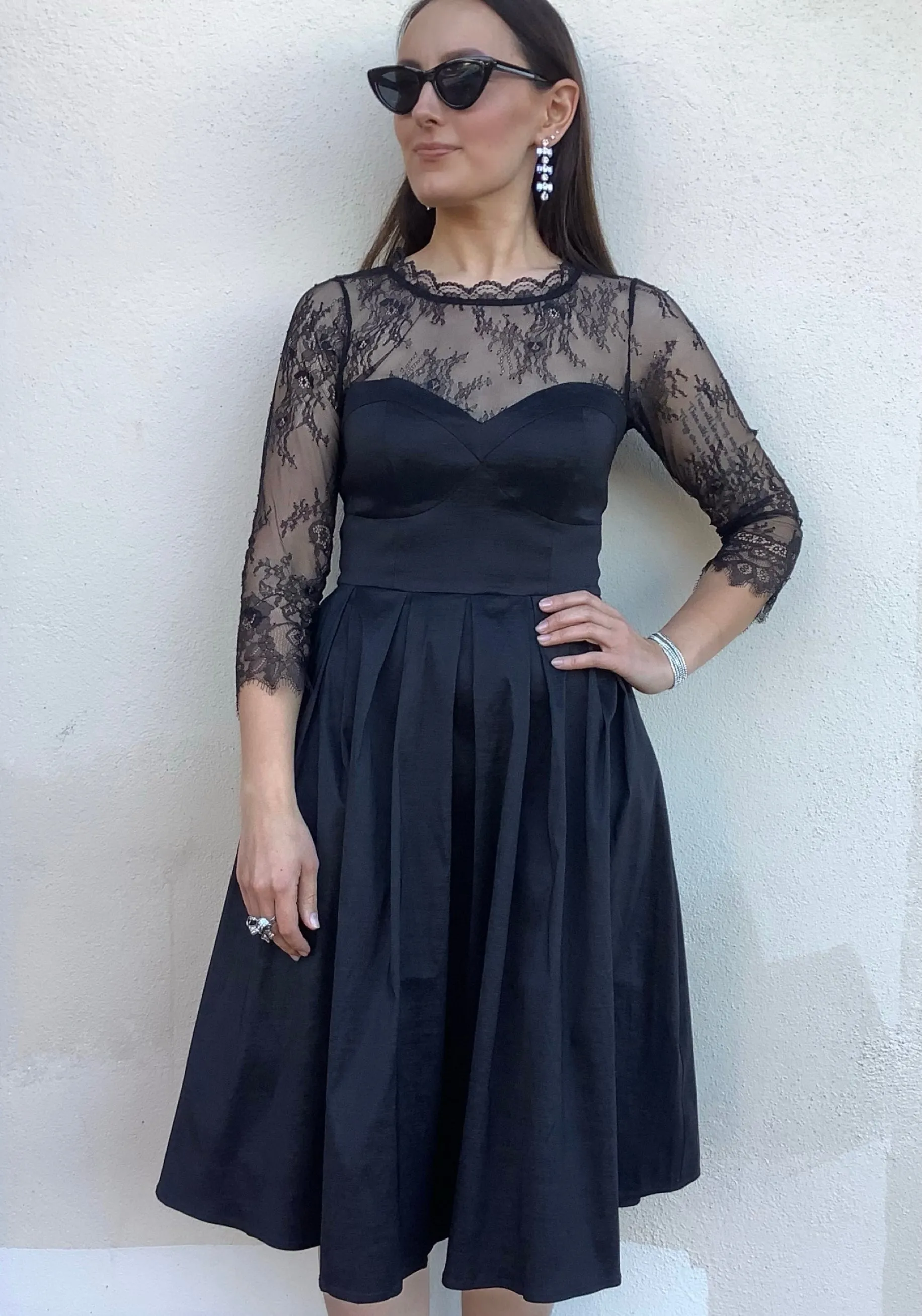 Camille Taffeta Dress