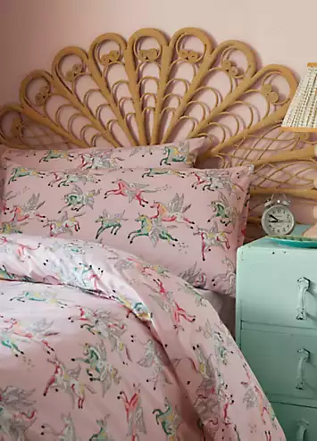 Cath Kidston Painted Unicorn 100% Cotton Duvet Cover Set | Kaleidoscope