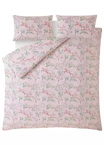 Cath Kidston Painted Unicorn 100% Cotton Duvet Cover Set | Kaleidoscope