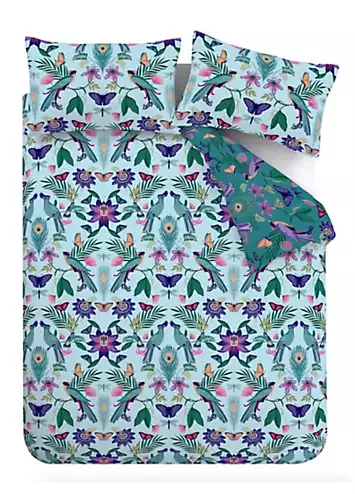 Catherine Lansfield Mya Tropical Birds Duvet Cover Set | Kaleidoscope