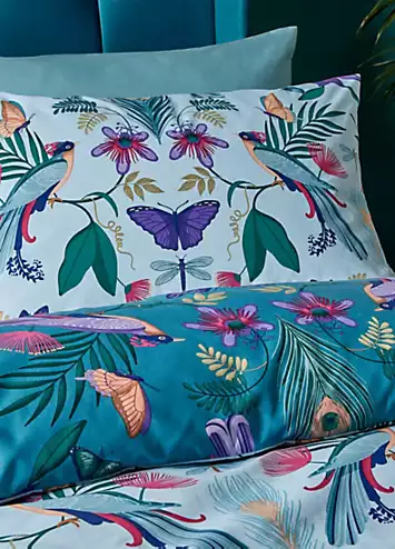 Catherine Lansfield Mya Tropical Birds Duvet Cover Set | Kaleidoscope