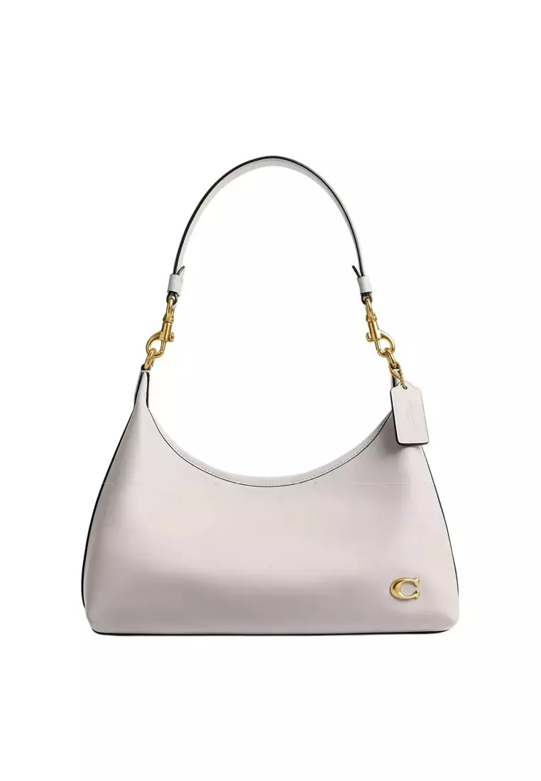 Coach COACH JULIET Women's White Elegant Gold Buckle Shoulder Crossbody Handbag