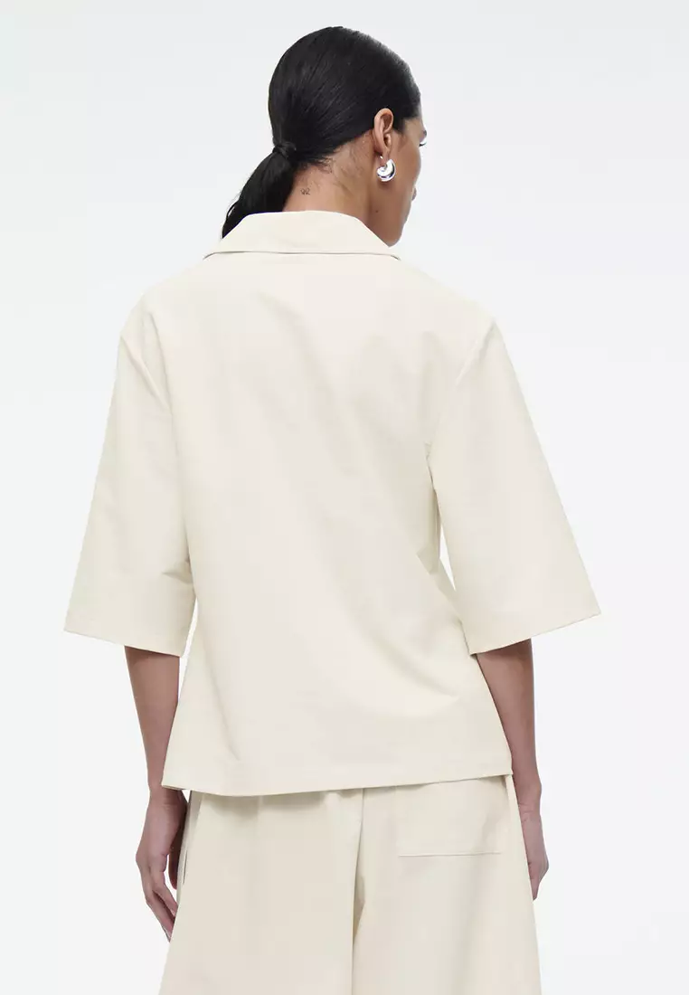 COS Minimal Cotton-Jersey Polo Shirt