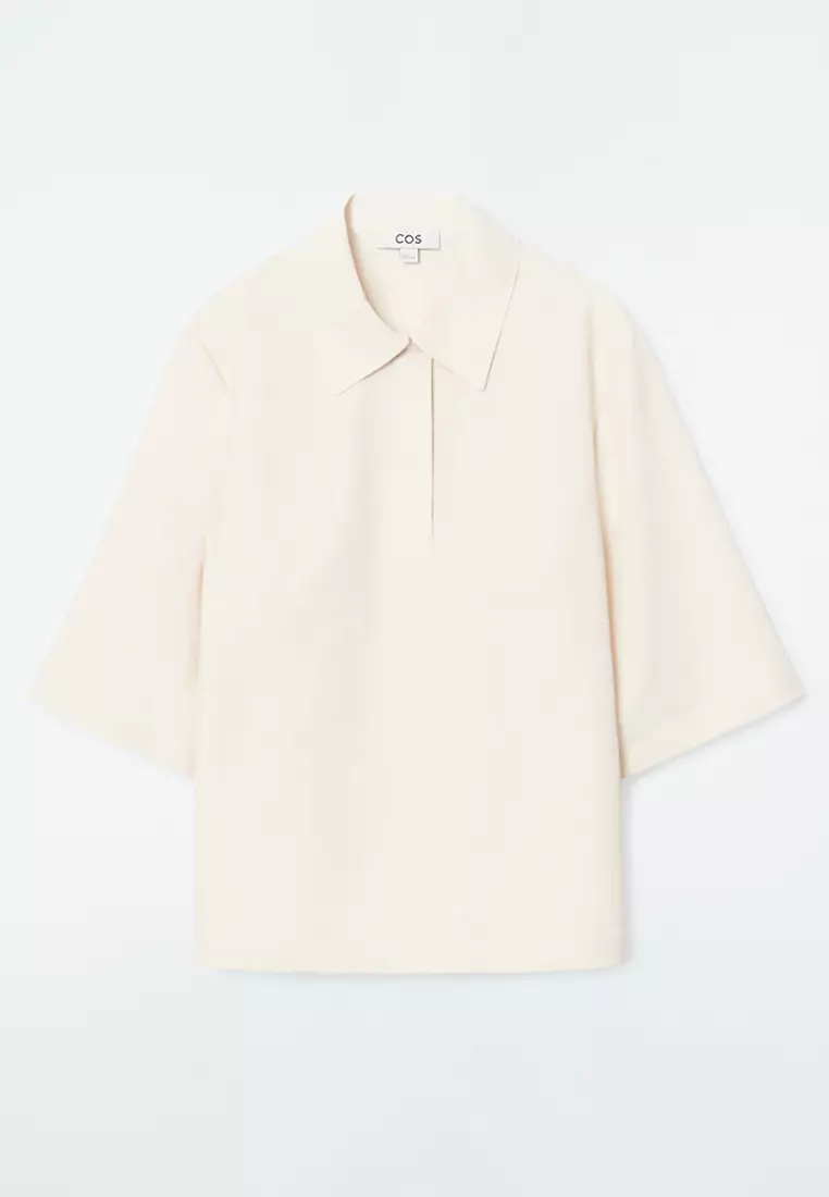 COS Minimal Cotton-Jersey Polo Shirt