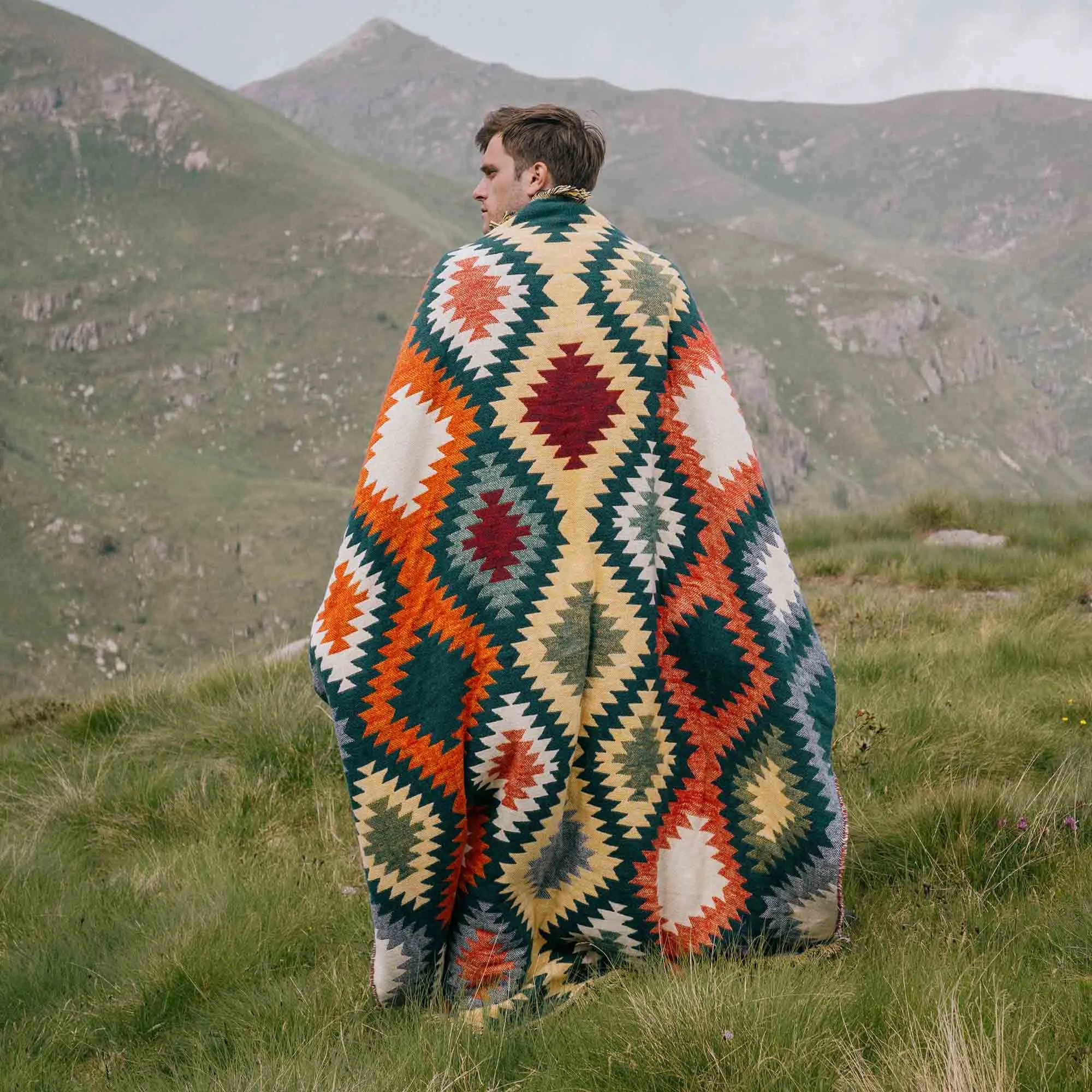 Dakota Navajo Cotton Blanket - Shangri-la Heritage