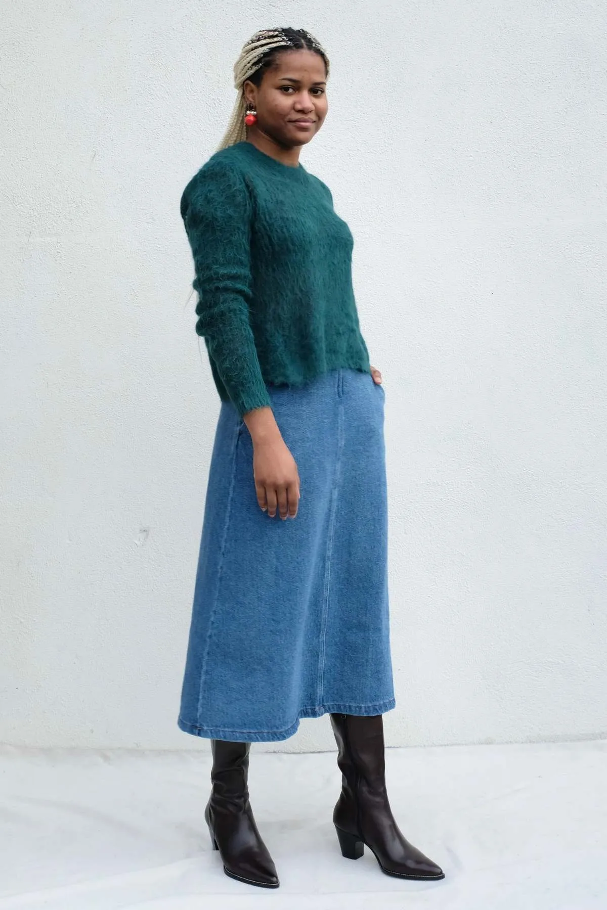 Dannet Skirt - Washed Burbank