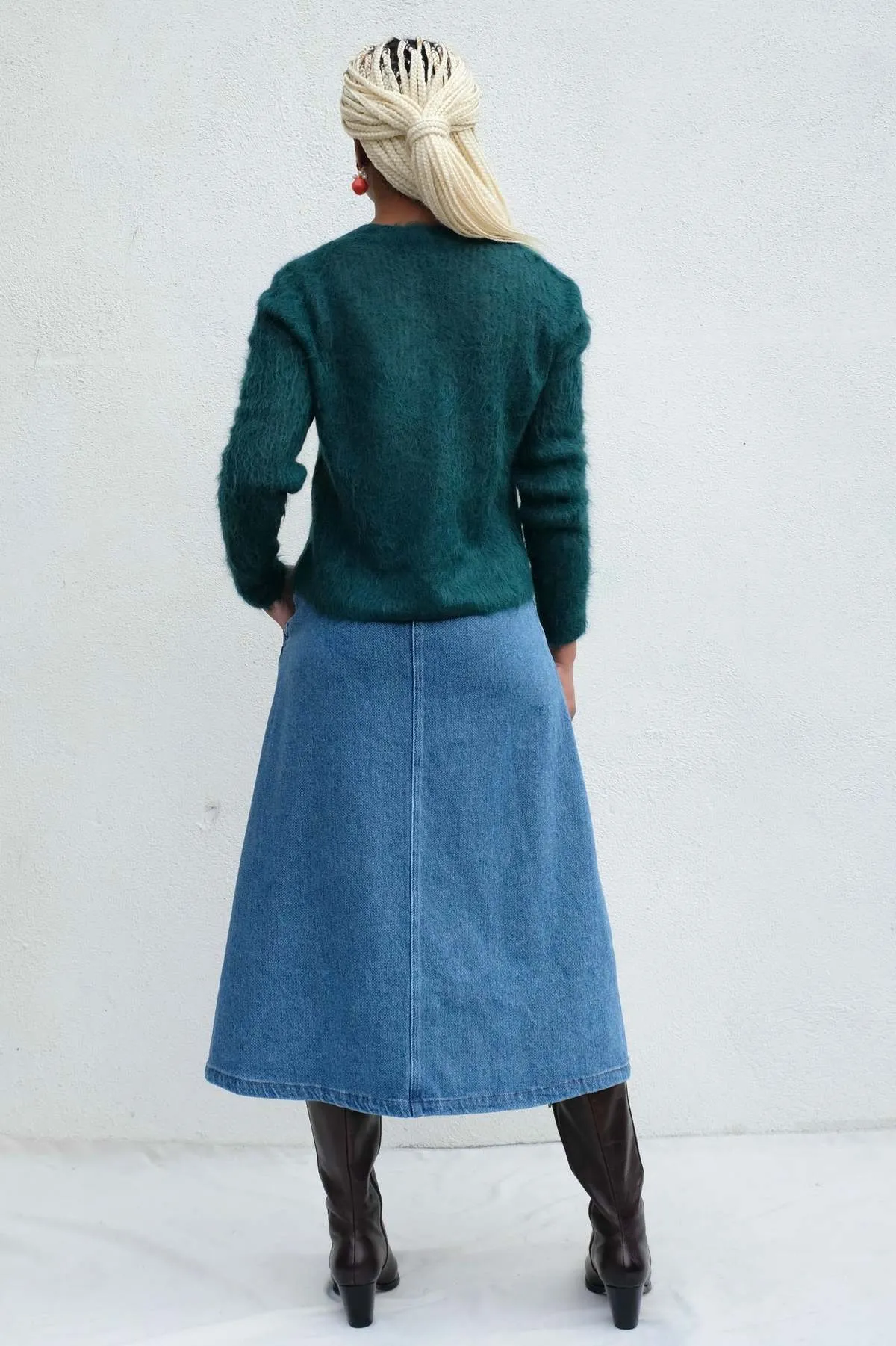 Dannet Skirt - Washed Burbank