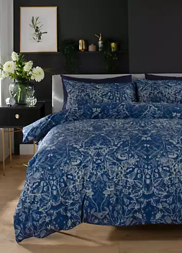 Deyongs Secret Garden 200 Thread Count Duvet Cover Set - Navy | Kaleidoscope