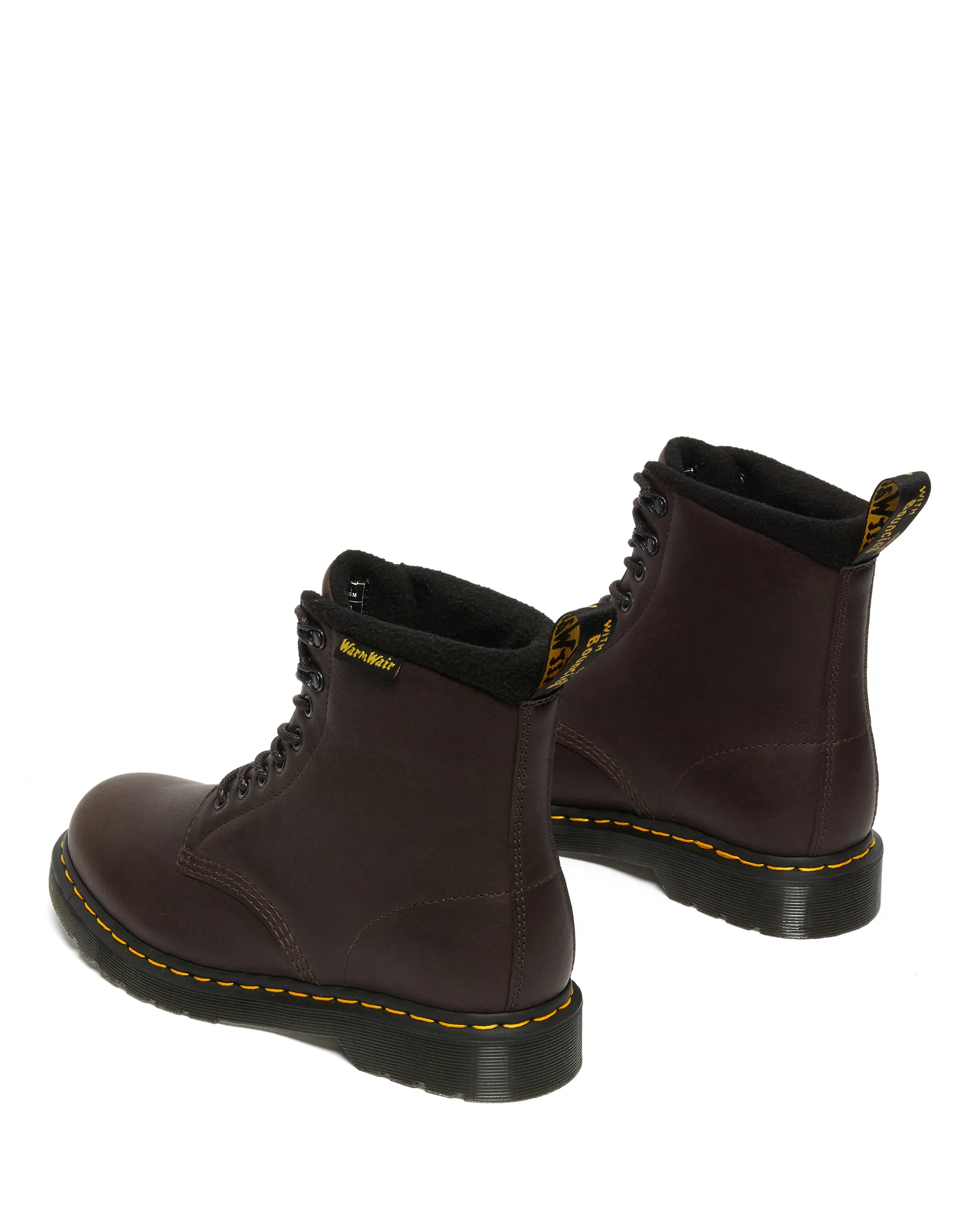 Dr Martens 1460 Pascal Warmwair Valor WP Brown Yellow Stitching