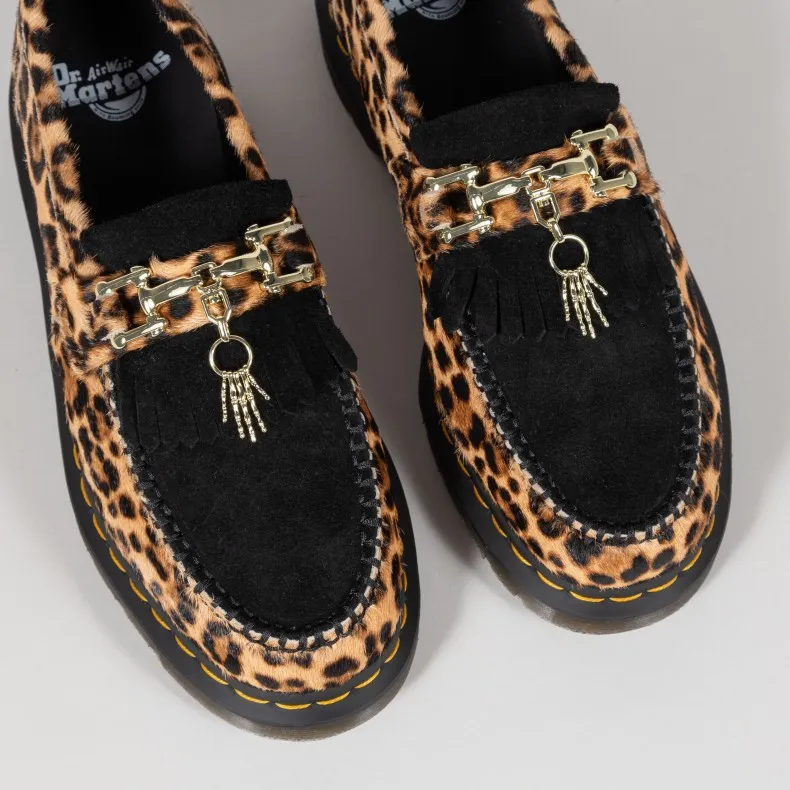 Dr. Martens Adrian Bone Snaffle (Archive Leopard Hair/Black Desert Oasis Suede)