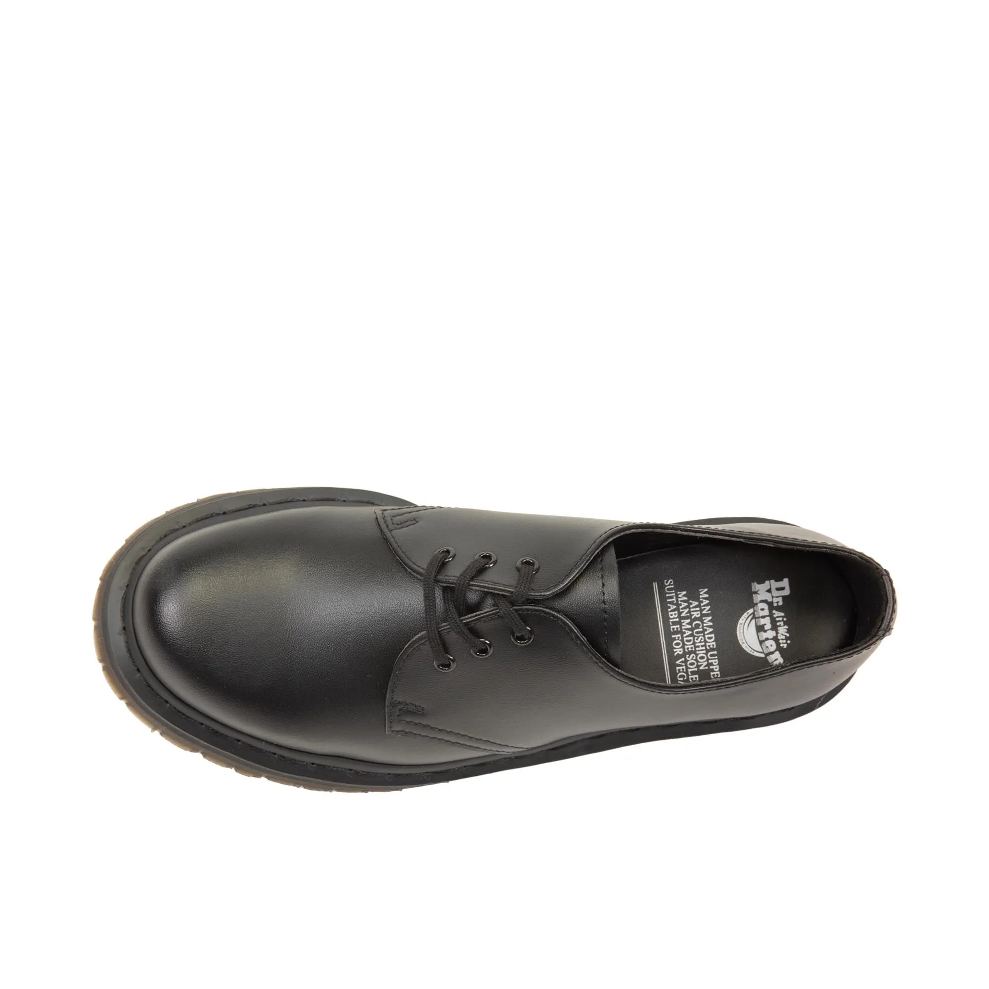 Dr Martens Vegan 1461 Quad Mono Felix Rub Off Black