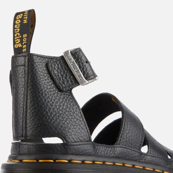 Dr. Martens Women's Clarissa II Quad Leather Sandals - Black