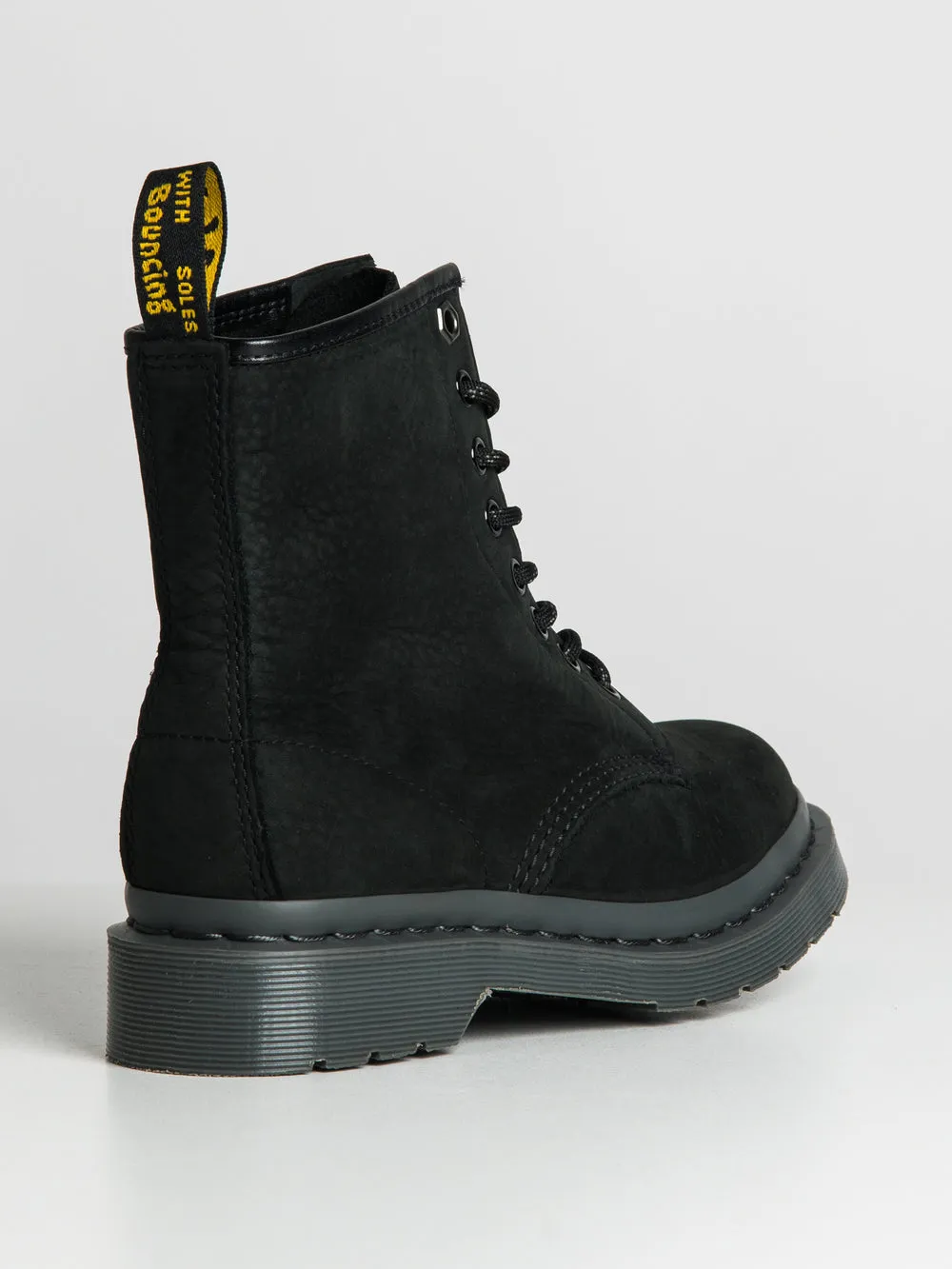 DR MARTENS WOMENS DR MARTENS 1460 MILLED NUBUCK WATER PROOF BOOT - CLEARANCE