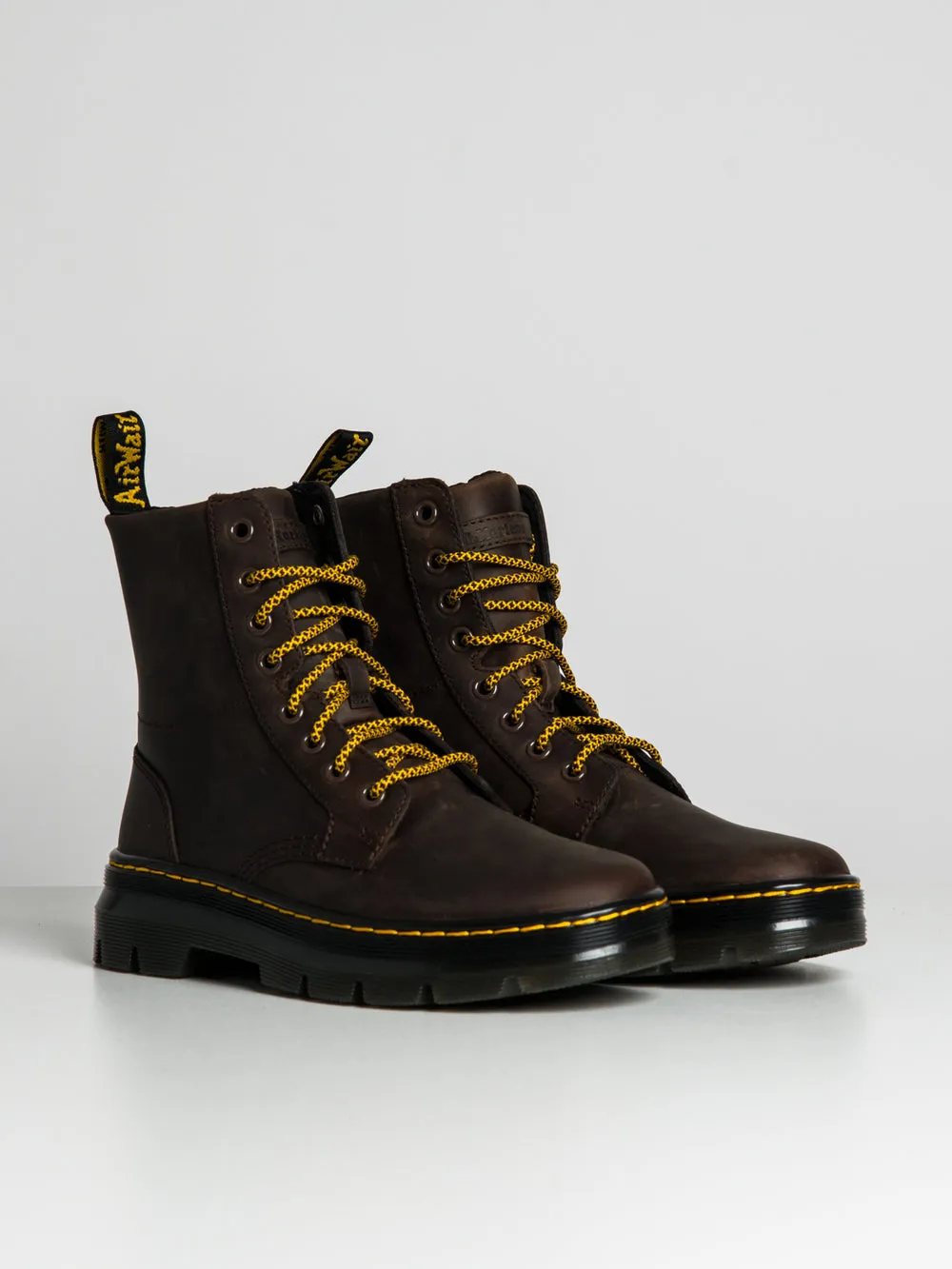 DR MARTENS WOMENS DR MARTENS COMBS LEATHER CRAZY HORSE BOOT