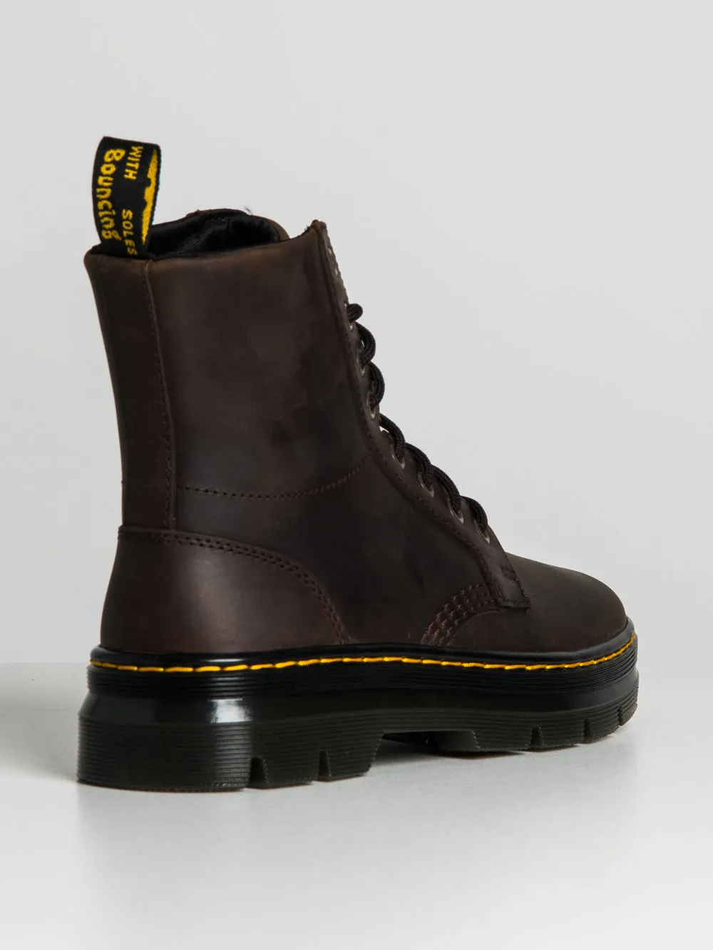 DR MARTENS WOMENS DR MARTENS COMBS LEATHER CRAZY HORSE BOOT