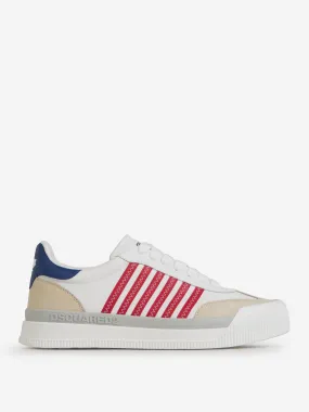 Dsquared2 Striped Leather Sneakers 