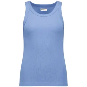 Eddie - Women's Rib Tank ||Pool Blue