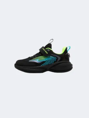 Erke Ps Boys Running Shoes Black/Bright Green