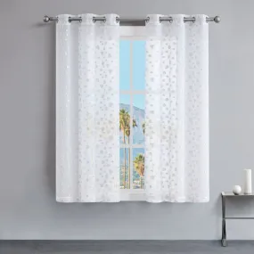 Ethel Embellished Sheer Curtains