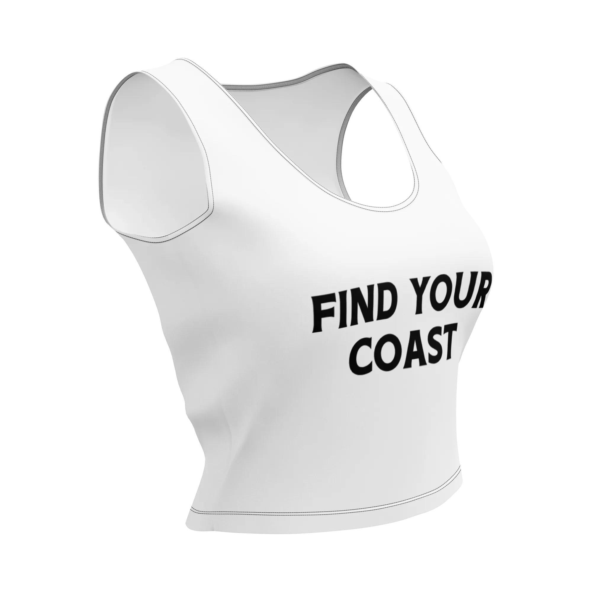 Find Your Coast Cropped Tank Top