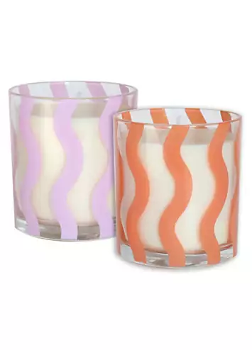 Flawsome Set of 2 Scented Soy Wax Candles | Kaleidoscope