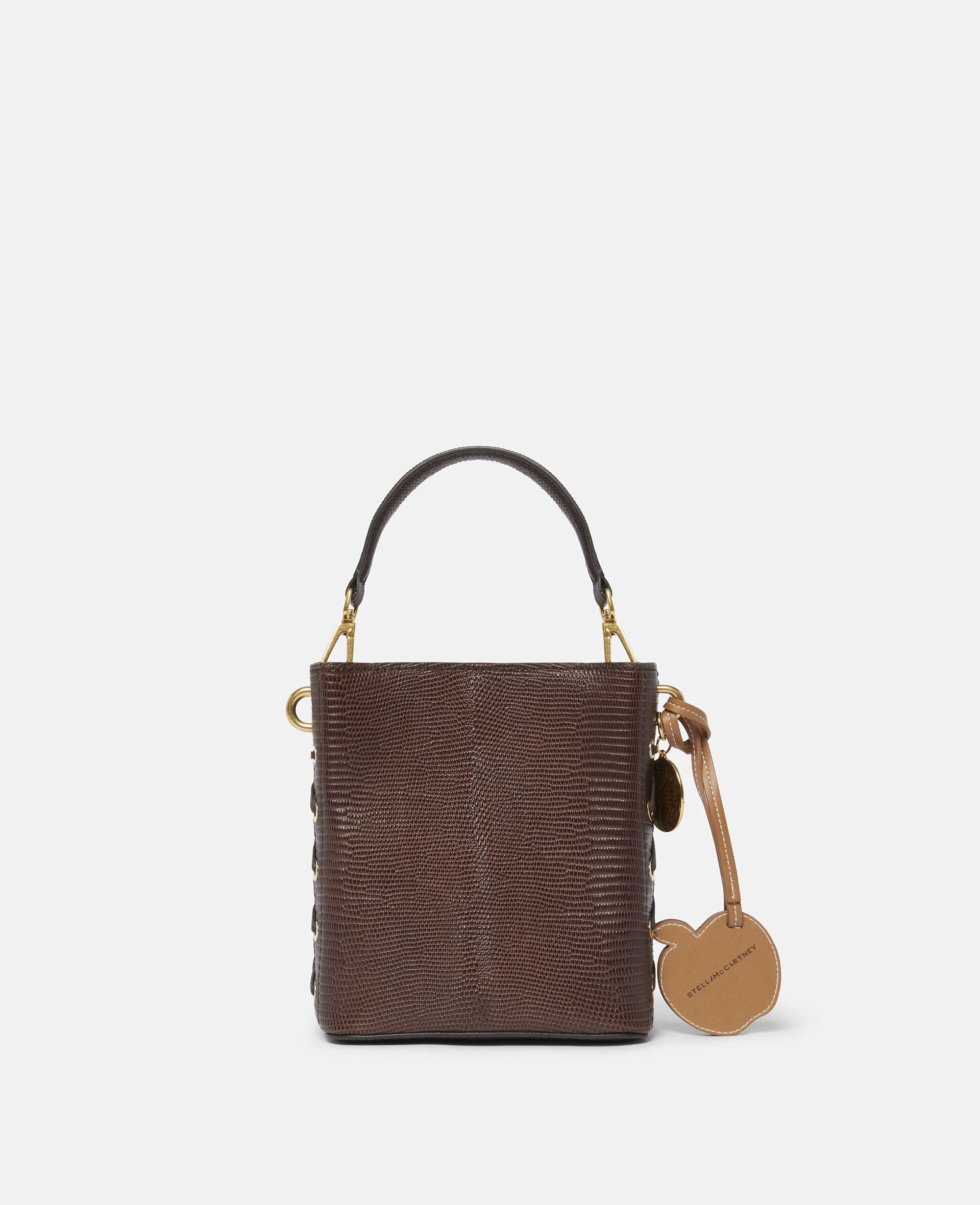 Frayme Scale-Embossed Bucket Bag