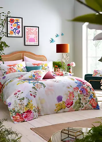 Freemans Home Anastasia Cotton 180 Thread Count Printed Duvet Cover Set | Kaleidoscope