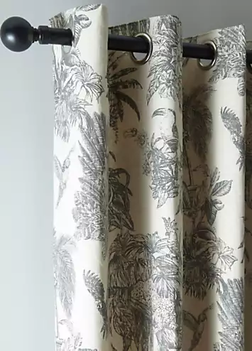 Fusion Saranda Lined Eyelet Curtains | Kaleidoscope