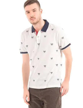 Gant Racket Embroidered Pique Polo Shirt