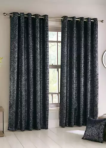 Halo Pair of Blockout Thermal Eyelet Curtains | Kaleidoscope