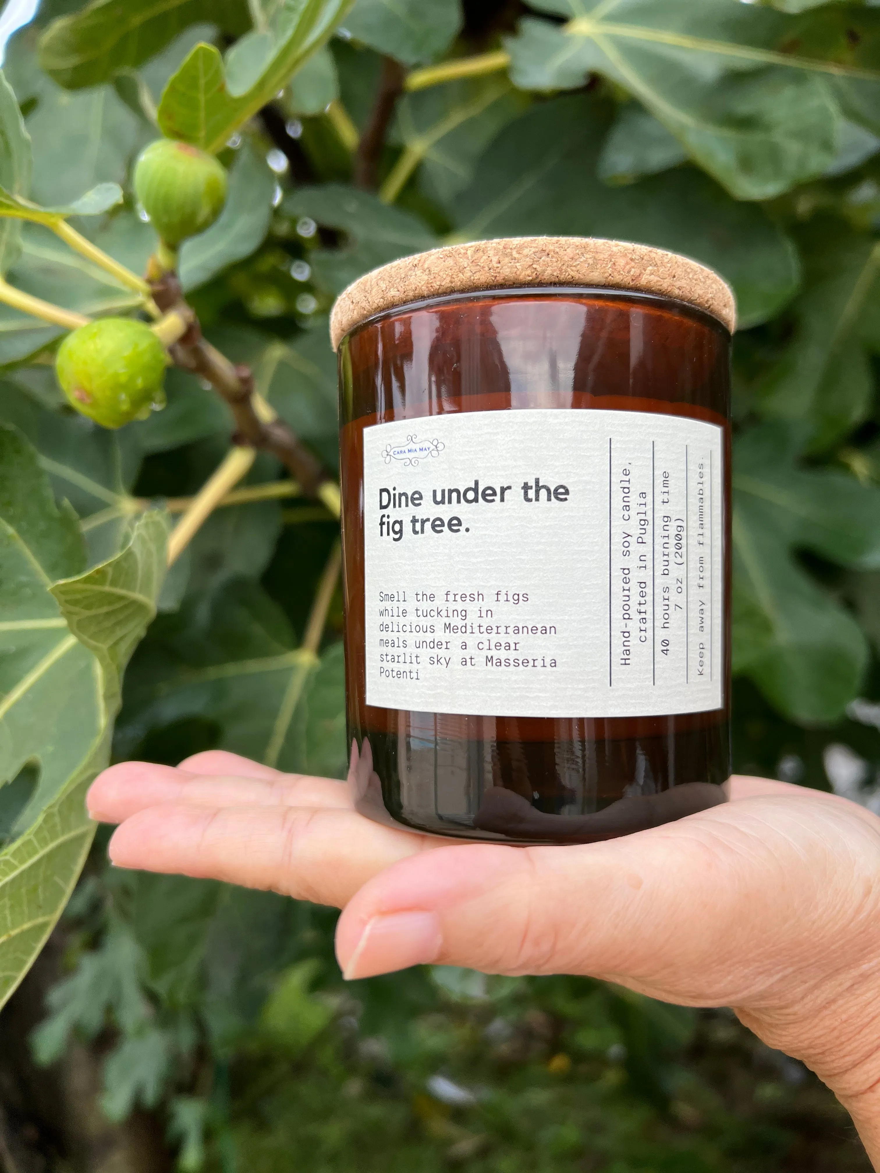 Handpoured Candles : Dine under the Fig Tree