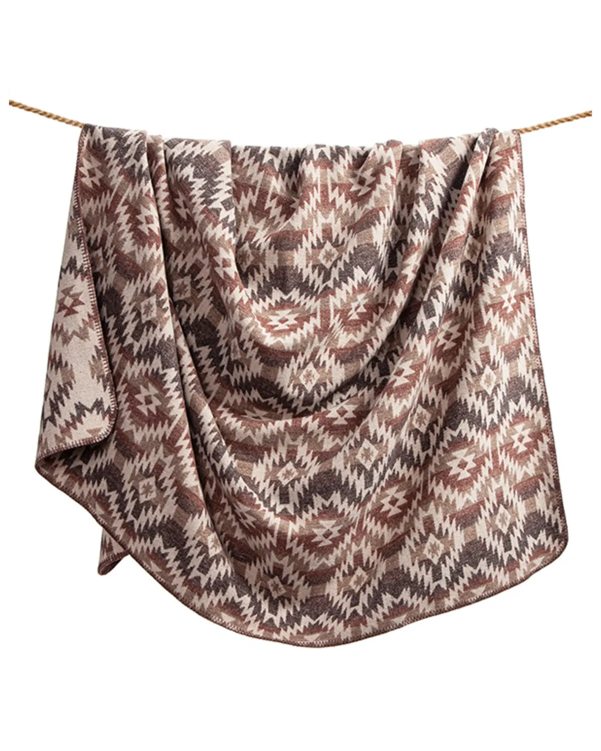 HiEnd Accents Mesa Wool Blend Throw Blanket