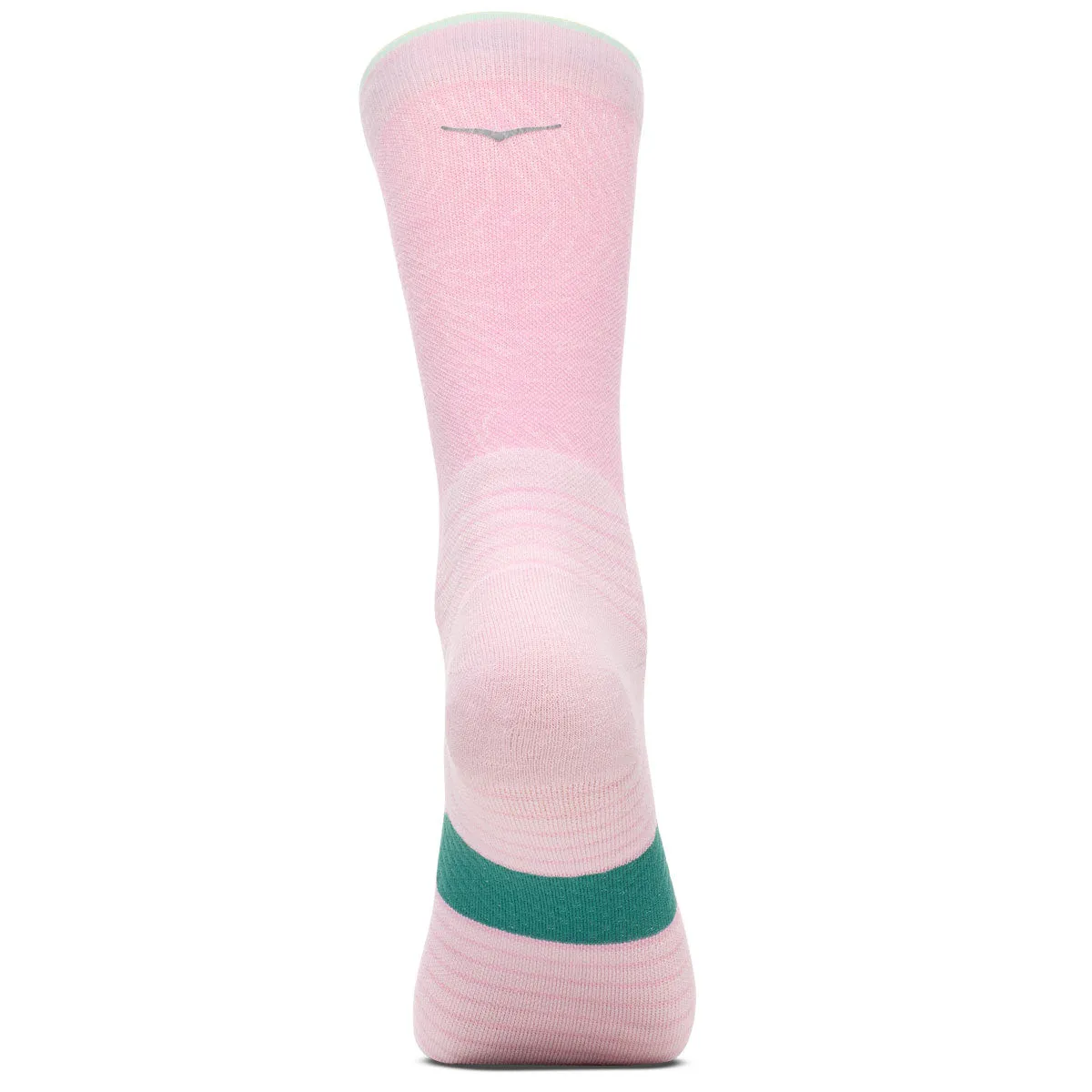 Hoka Crew 3 Pack Run Socks - Adult - Celery Root/Pink Twilight/Oceanic