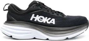 HOKA low-top running sneakers Black