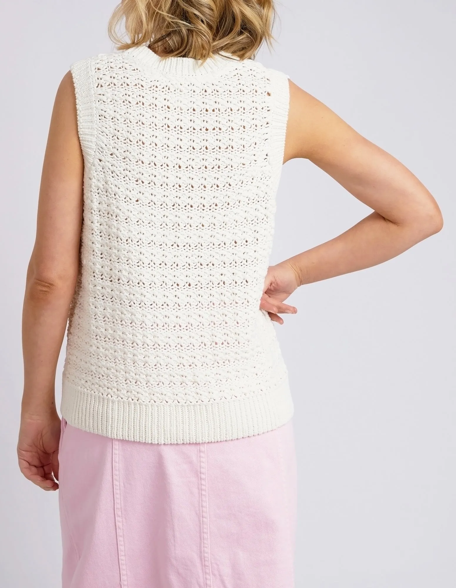 JANEY KNIT VEST Elm