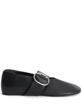 Jil Sander Leather Ballet Flats