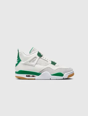 JORDAN BRAND NIKE SB X AIR JORDAN 4 RETRO SP PINE GREEN   WHITE