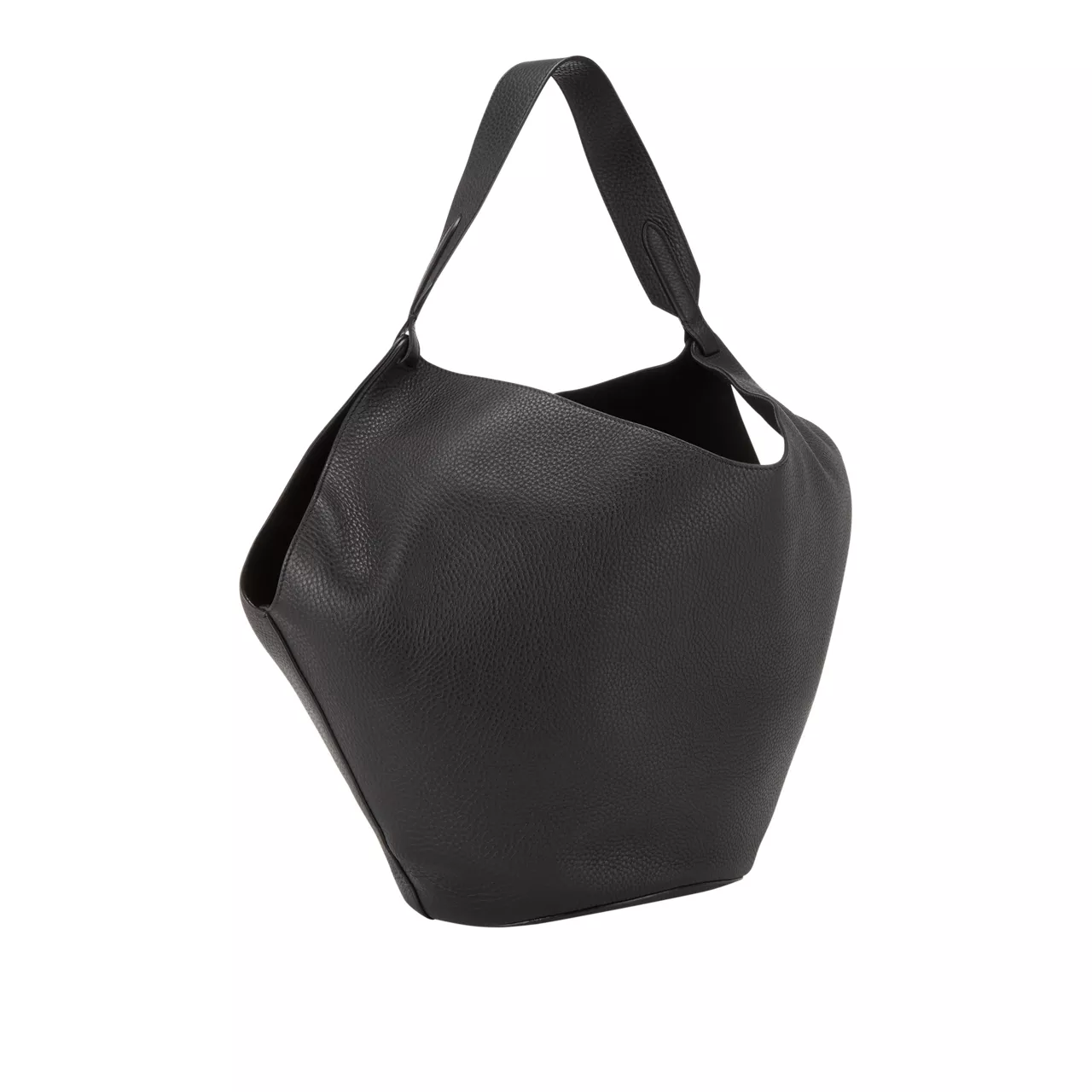 KHAITE Lotus Medium Hobo Bag - Black